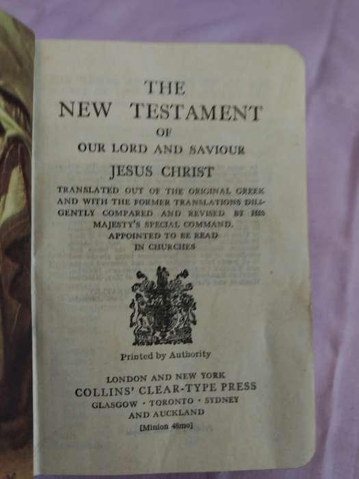 Book: The New Testament of our Lord and Savior Jesus Christ