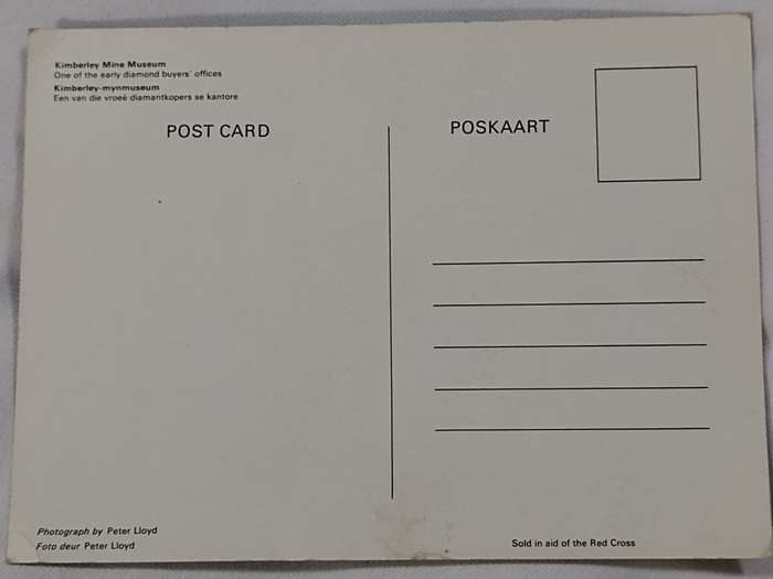 Kimerberley Mine Museum postcard