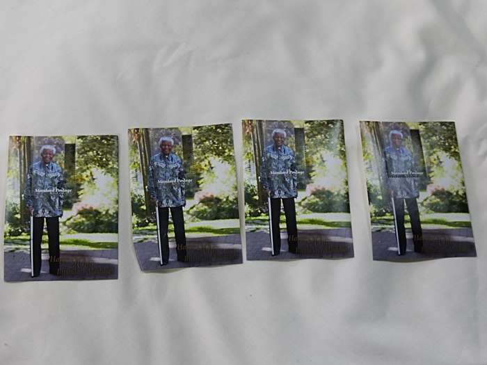 Happy 90th Birthday, Madiba Stamp. Unused