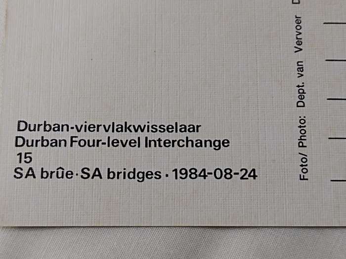 Postcards: SA Brue/SA Bridges 1984-08-24