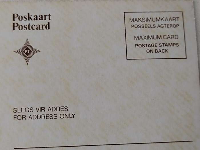 Postcard: Postcard: Engelse skrywers van Suid-Afrika/English writers of South Africa
