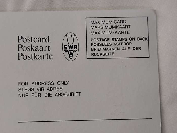 Postcard: Discoverer of South West Africa/Ontdekkers van Suid Wes Afrika