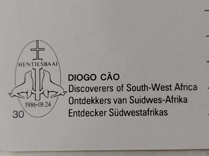Postcard: Postcard: Discoverer of South West Africa/Ontdekkers van Suid Wes Afrika