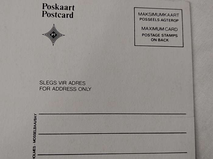 Postcard: Kultuurerfenis/Cultural/Heritage