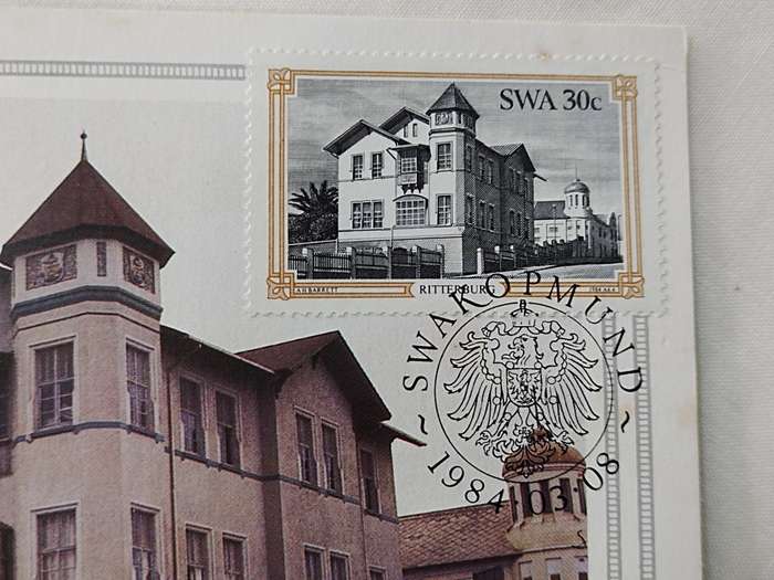 Postcard: Gebaude/Geboue/Buildings
