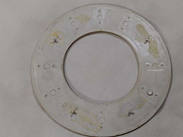 Plastic clock dial