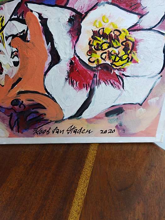 Painting on canvas by Koos van Staden