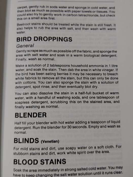 Removing Stains. By Laurence Myerson