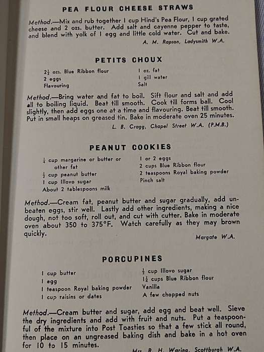 Silver Jubilee recipe book. Re Issued 1959