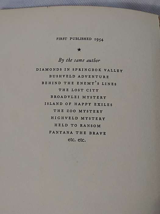 Book: Friends of the Bushveld by Fay King