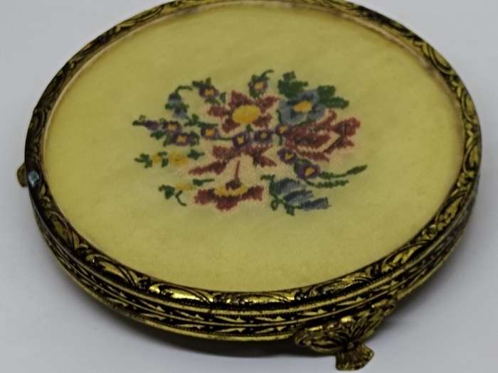 Petit Point dressing table holder