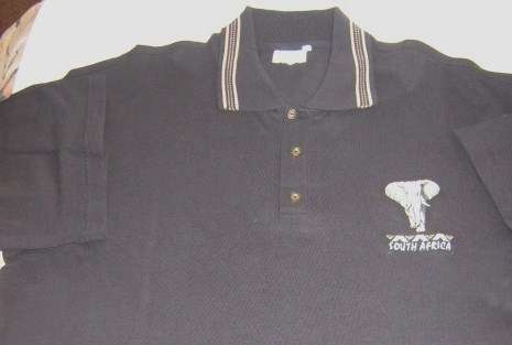 ***XL MENS SOUTH AFRICA EMBROIDERED GOLF SHIRT***