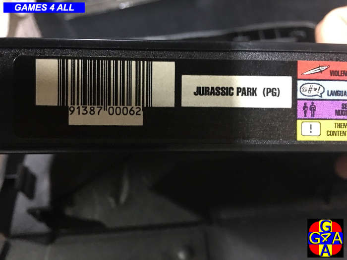 Jurassic Park VHS Video