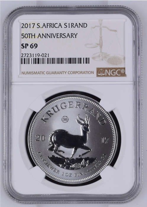 ###2017 NGC Silver krugerrand SP69 ###Low start