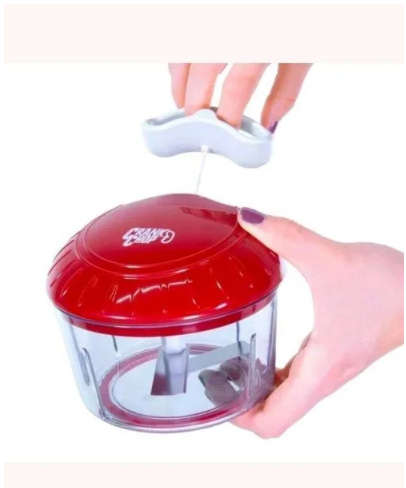 Crank Chop Food Manual Chopper - Chop, Mince, And Puree