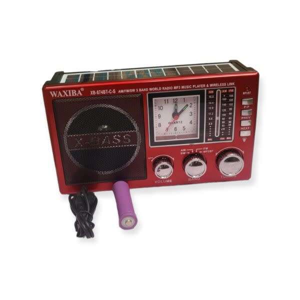 Am/Fm/Sw Solar Powered Broadband Bluetooth Speaker Radio