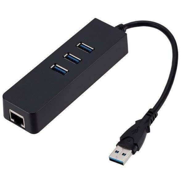 3.0 Gigabit Ethernet Lan Rj45 High Speed 3-Port Usb