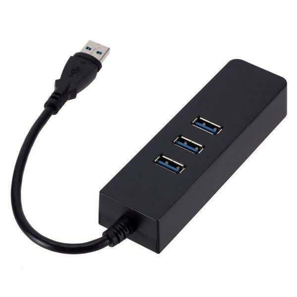 3.0 Gigabit Ethernet Lan Rj45 High Speed 3-Port Usb