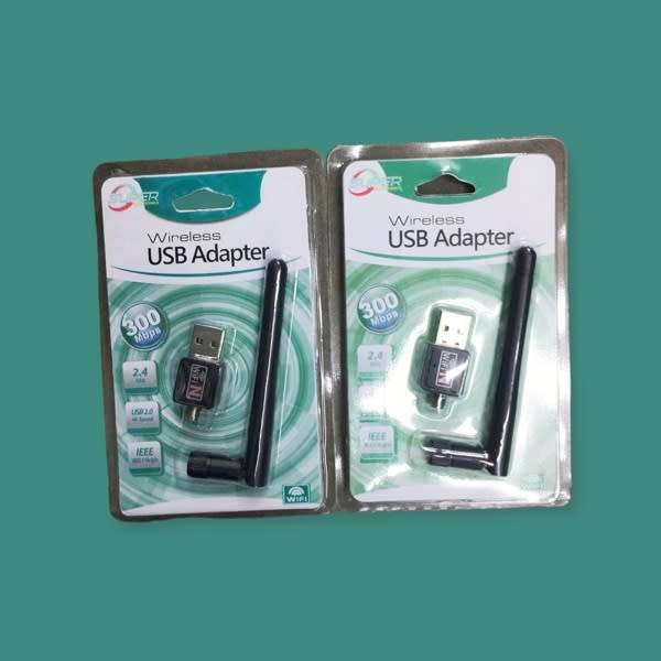 Adapter With Antenna 300mbps Usb Wifi