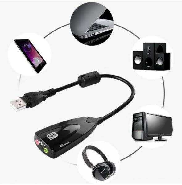 Sound Card 7.1 Usb 5Hv2 Sound Card