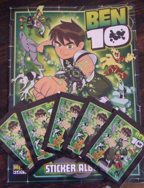 Brand NEW Ben 10 Sticker Album and 5 Set of stickers on R1 No RESERVE