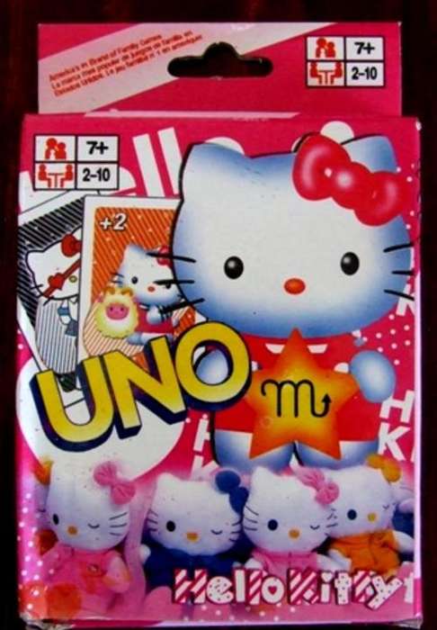 Hello Kitty  UNO Cards -R1 No Reserve - Great Gift! Excellent Christmas add on Gift