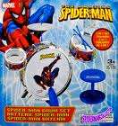 Brand NEW SPIDERMAN Playing DRUMS  - R1 NO Reserve Auction, lovely Christmas Gift
