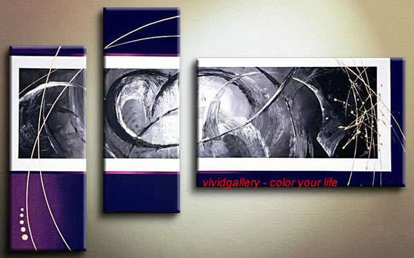 Rolled Huge Group Oil Painting Hand-painted Canvas 140cmx90cm Modern Abstract Deco Art Pink GA3030