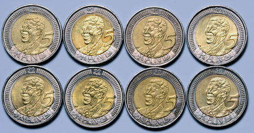 8 x Mandel 90 th Birthday Circulated coins - One price for all!