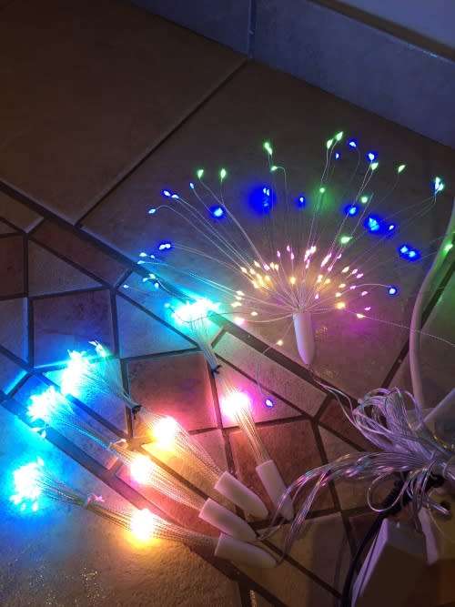 5PCS Fireworks Lamp RGB