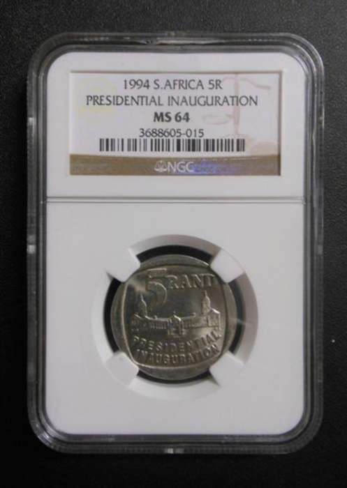 SUPER RARE !!!!!! NGC Graded - BUILDING IN FRONT !!!! Insane Low Start !!!! 1994 Inauguration Coin !