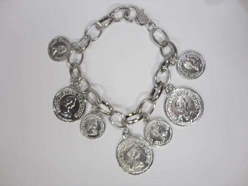 Lovely Coin Charm Bracelet