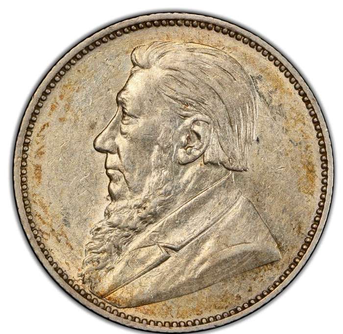 S. Africa: 1893 ZAR 1 Shilling PCGS Certified AU55
