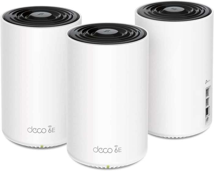TP-Link Deco AXE5400 Tri-Band WiFi 6E Mesh System(Deco XE75 ) - 2.5G WAN/LAN Port