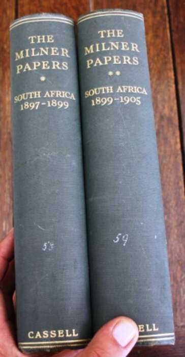 The Milner Papers Vols 1 (1897-1899) and 2 ( 1899-1905) - edited by Cecil Headlam ( Anglo-Boer War)