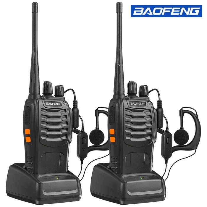 BaoFeng BF-888S Two Way Radio with Built-in LED Flashlight