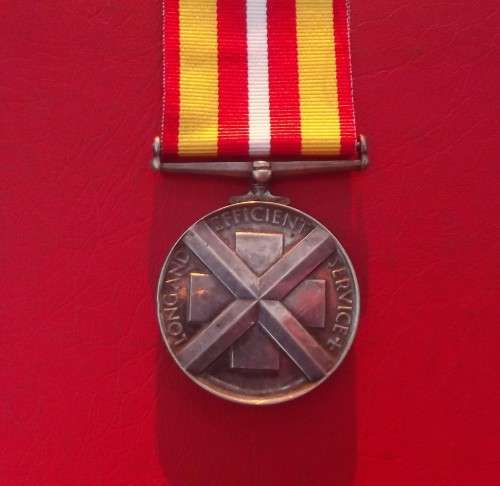 SILVER VOLUNTARY MEDICAL SERVICE MEDAL TO B.W. ROSS.