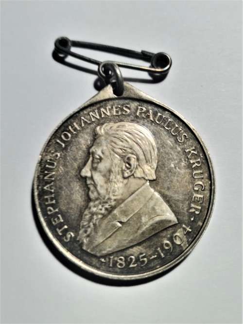 1954 SILWER KRUGER STANDBEELDVERSKUIWING MEDALJE. 16.74 GRAMS. STAMPED.