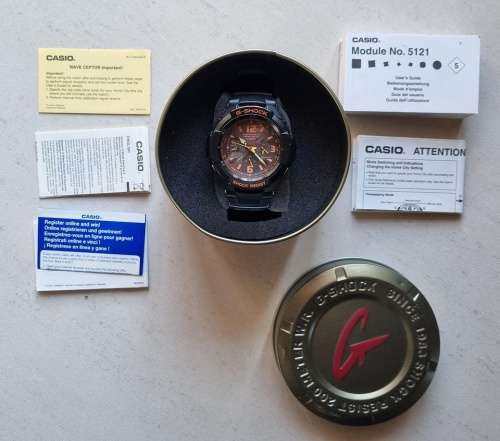 CASIO WAVE CEPTOR SOLAR WATCH