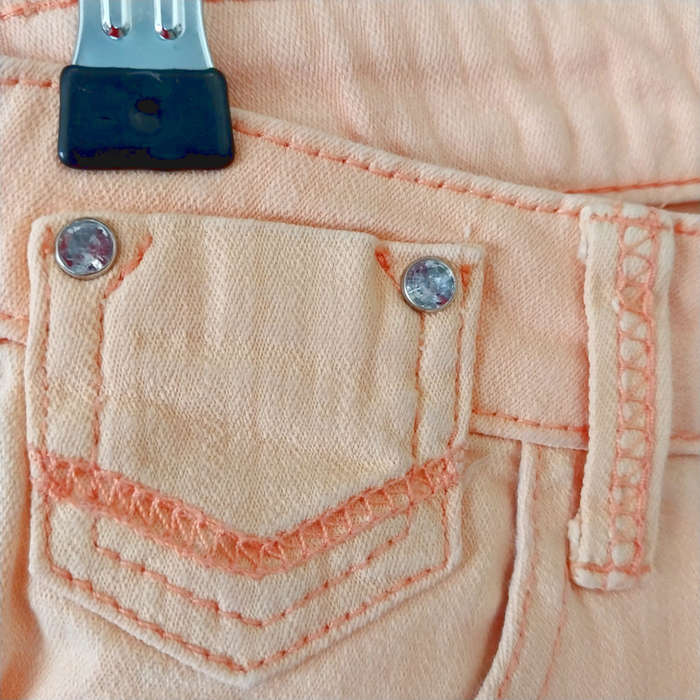 FOSCHINI WORLD WIDE WEAR LOW-RISE STRETCH SKINNY JEANS - FADED PEACH