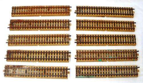 MARKLIN-5106-HO-10 STRAIGHT RAILS-GREAT CONDITION