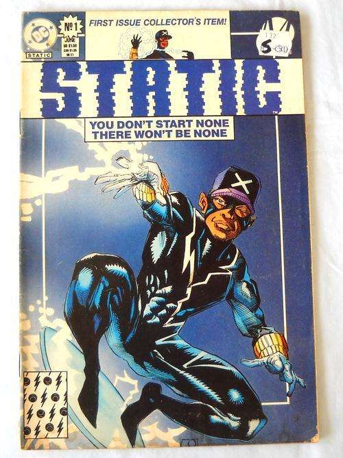 STATIC-DC COMIC-NO 1 ISSUE-EXCELLENT CONDITION