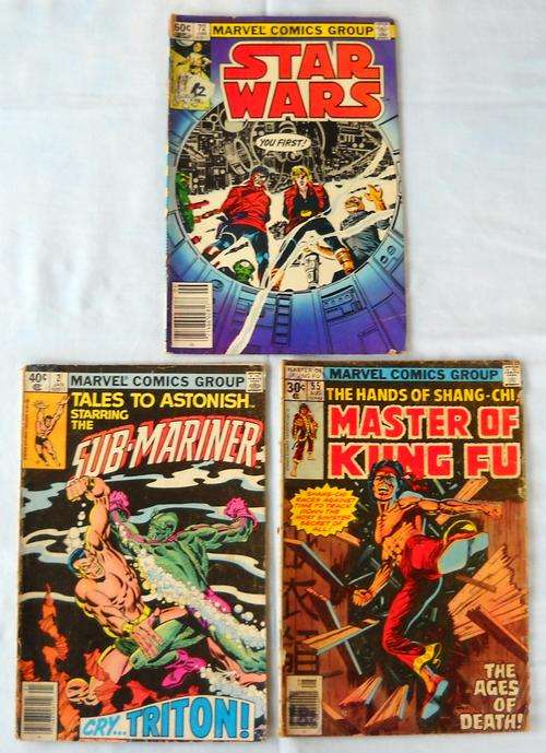 3x ASSORTED MARVEL COMICS-1977-1983 LOVELY CONDITION