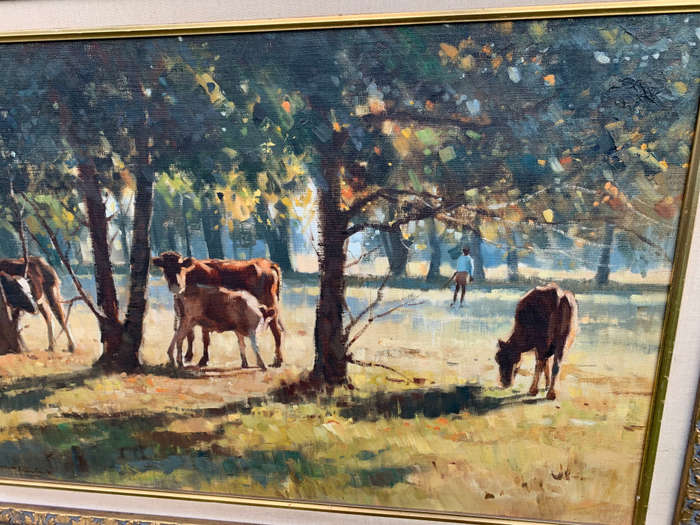 Dino Paravano - Majestic Cattle Scene