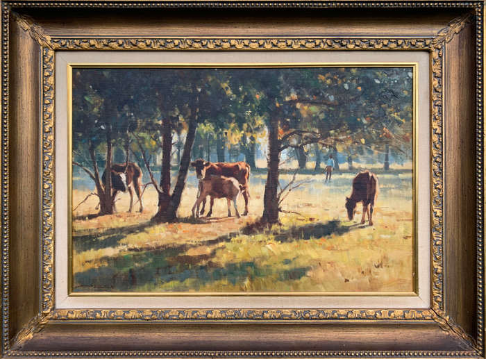 Dino Paravano - Majestic Cattle Scene