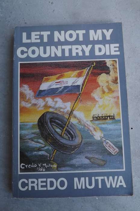 Book - Let not my country die by Credo Mutwa. Written  in 1986