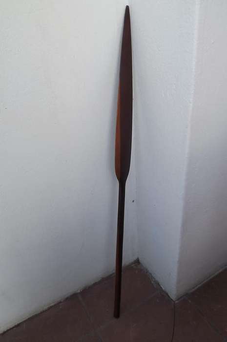African Wooden Spear - length 98cm