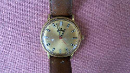 Delfin Mens Watch  wind-up - geniune - working
