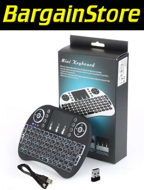 BACKLIT Wireless Remote Keyboard Airmouse
