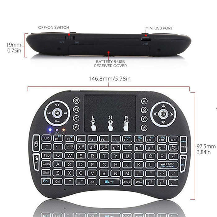 wireless keyboard airmouse mouse